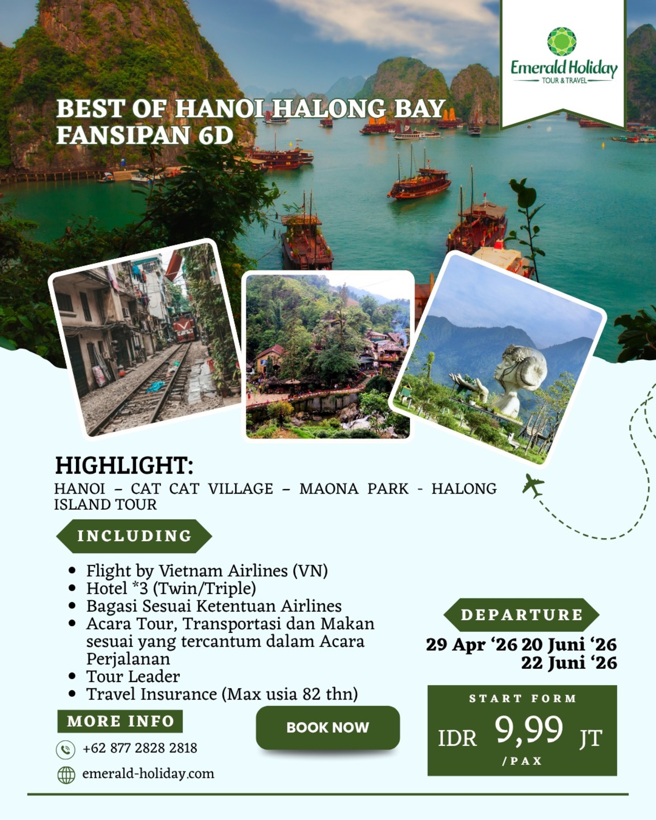 HANOI HALONG BAY FANSIPAN